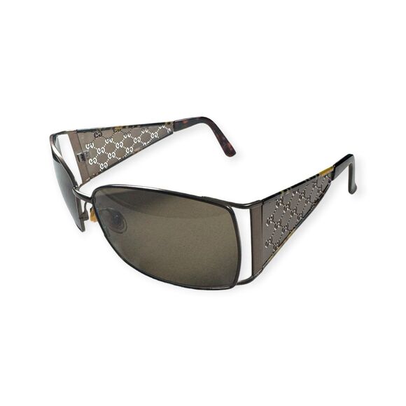 Gucci Sunglasses GG 2832/S Brown Monogram Frame Vintage w/ Case